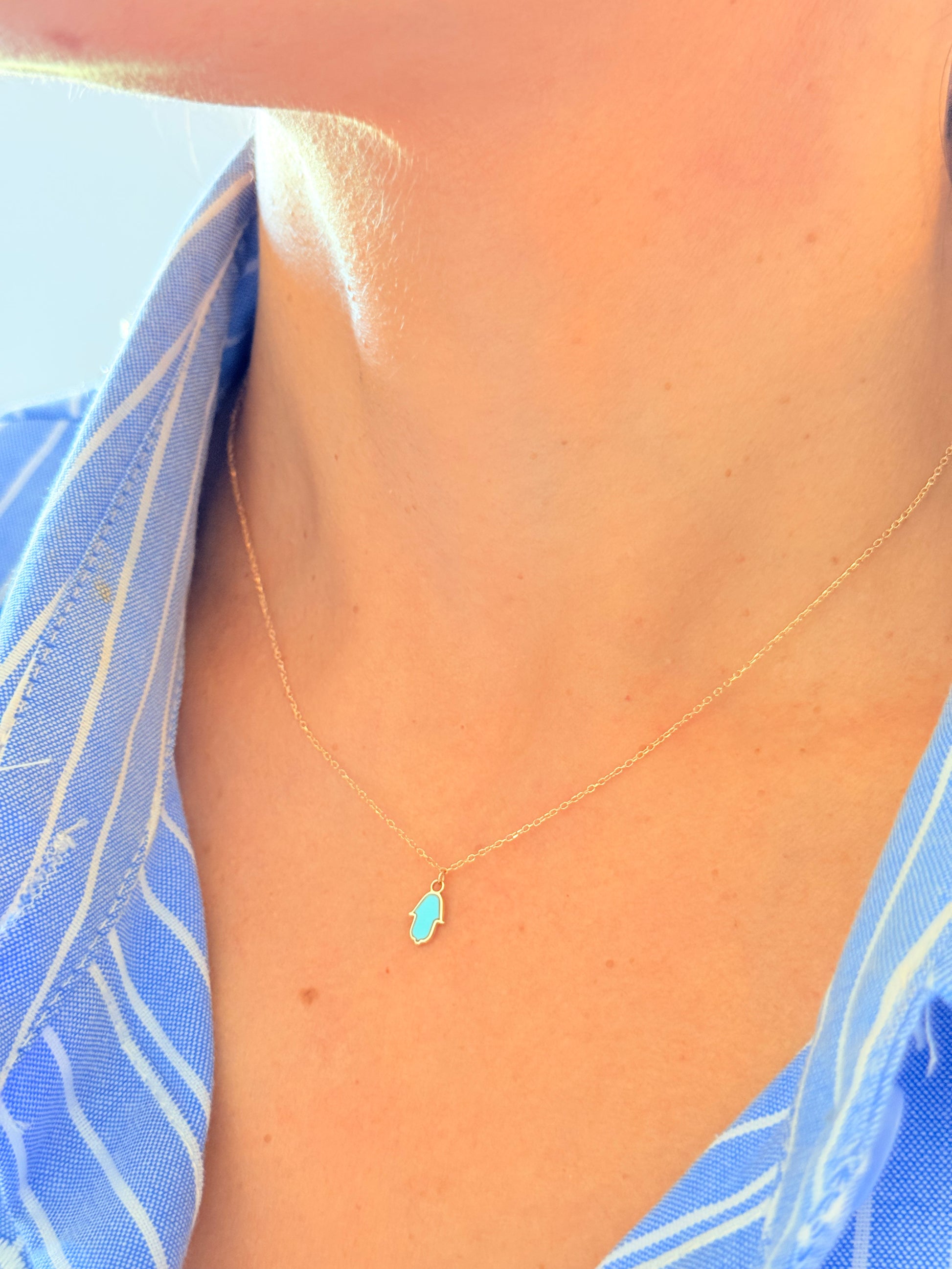 Fatima's Hand Choker  18K