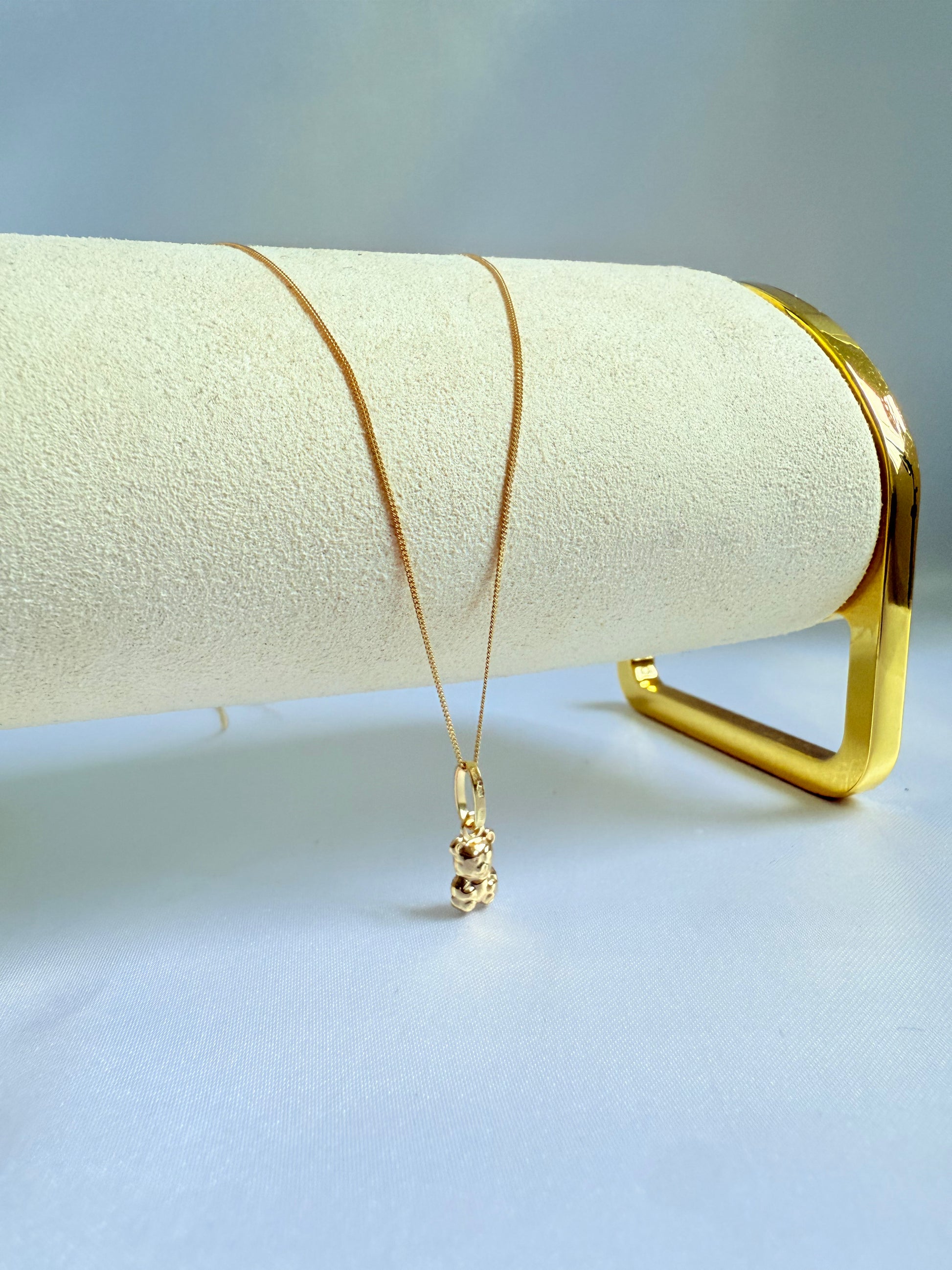 Necklace & mini Bear 40 cm 18k