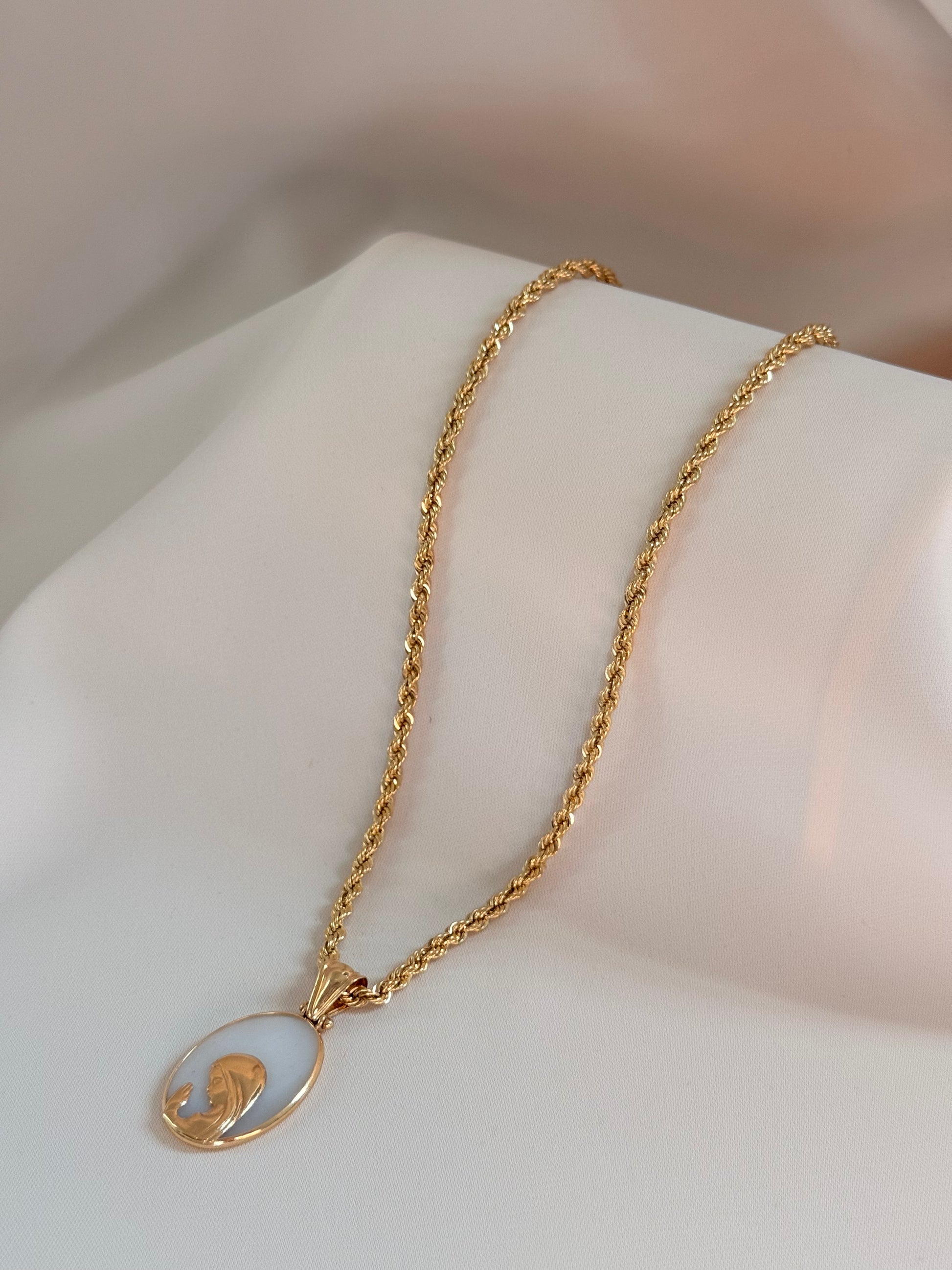 Lacer Knitted Necklace 41cm 18K