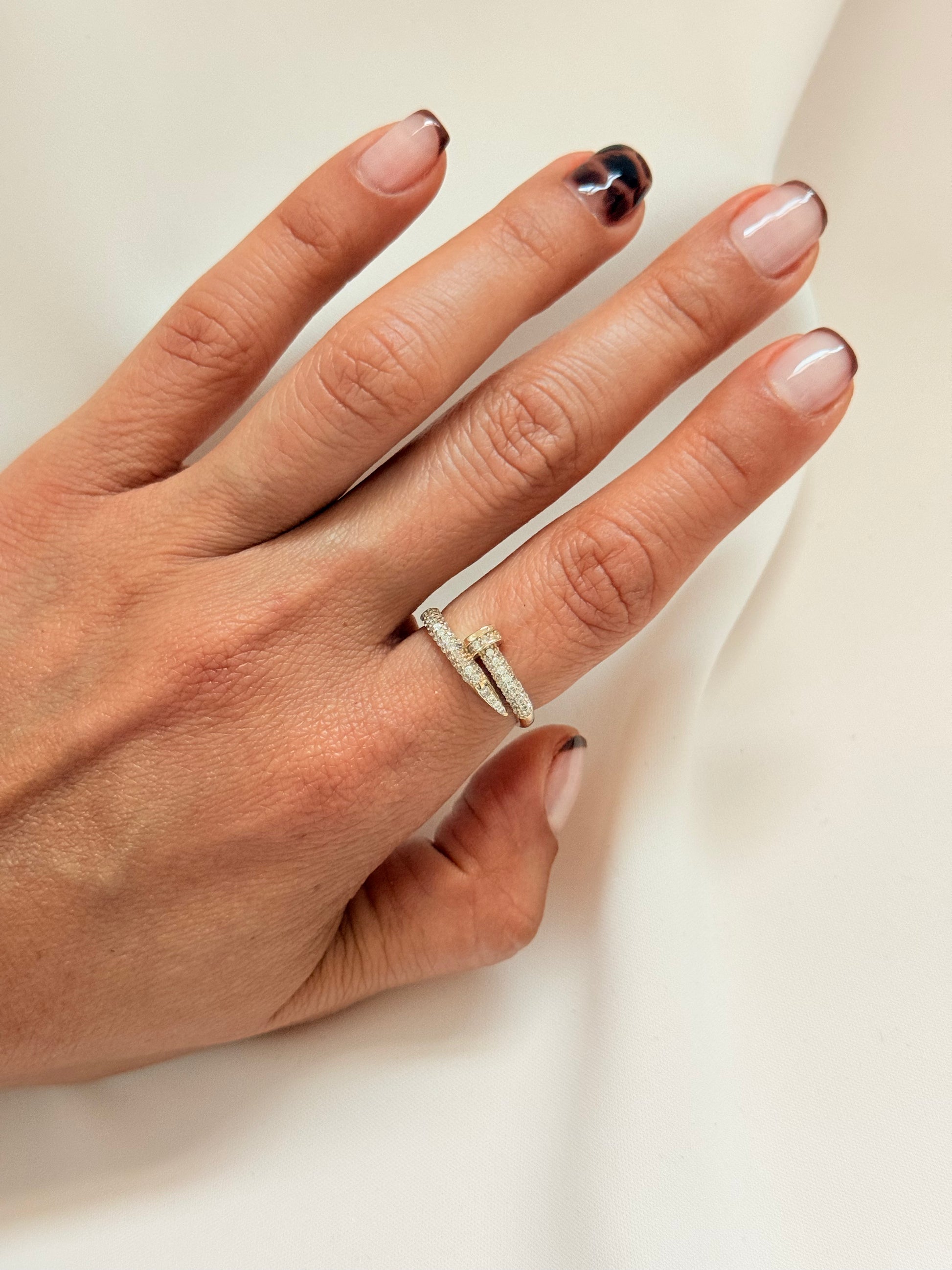 Aria CZ Ring 14k 7 Size