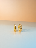 Argollas Clasicas 14k 1,8cm Diametro