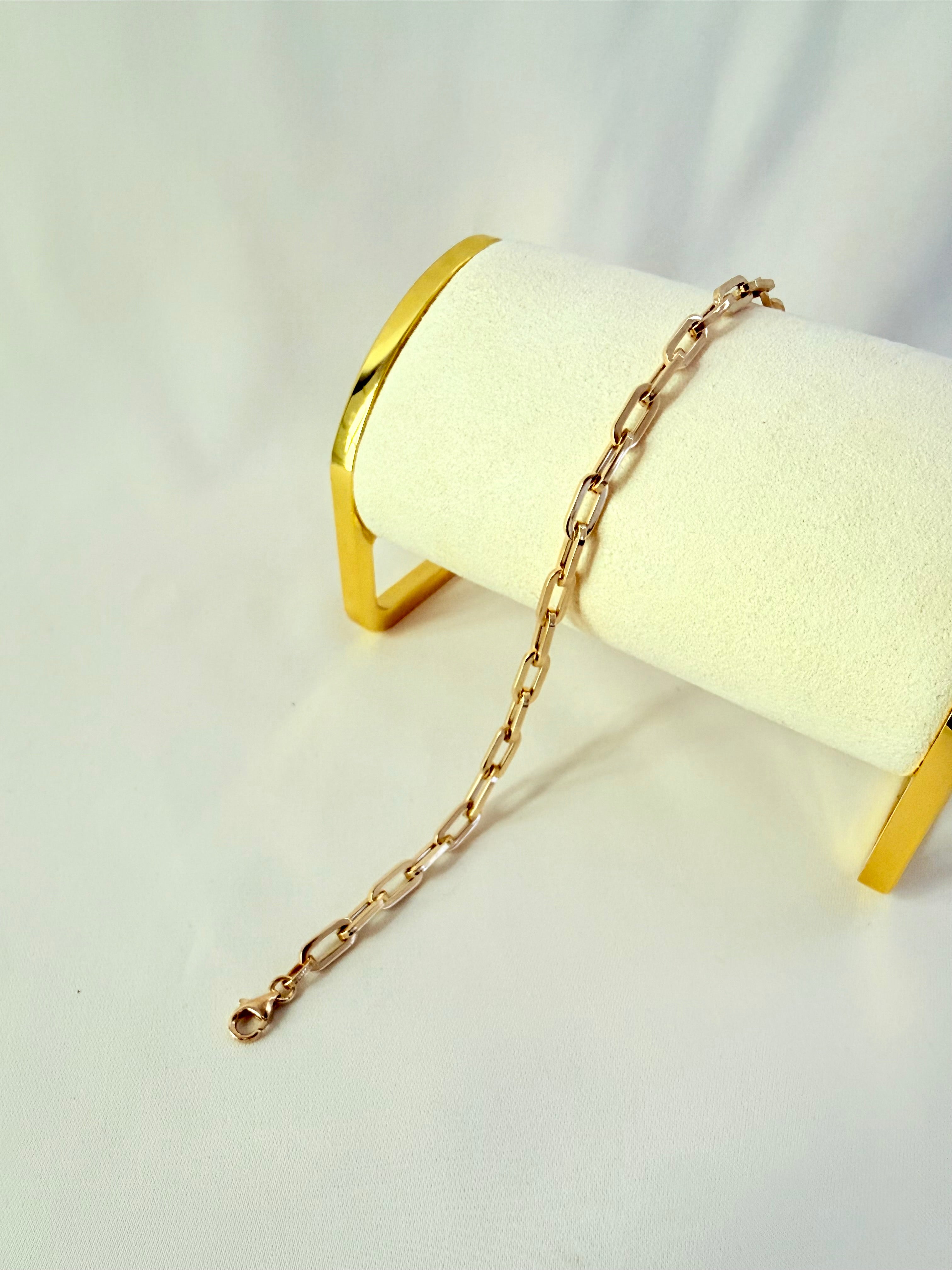 Link Elegant Bracelet 18K 18cm  Adjustable