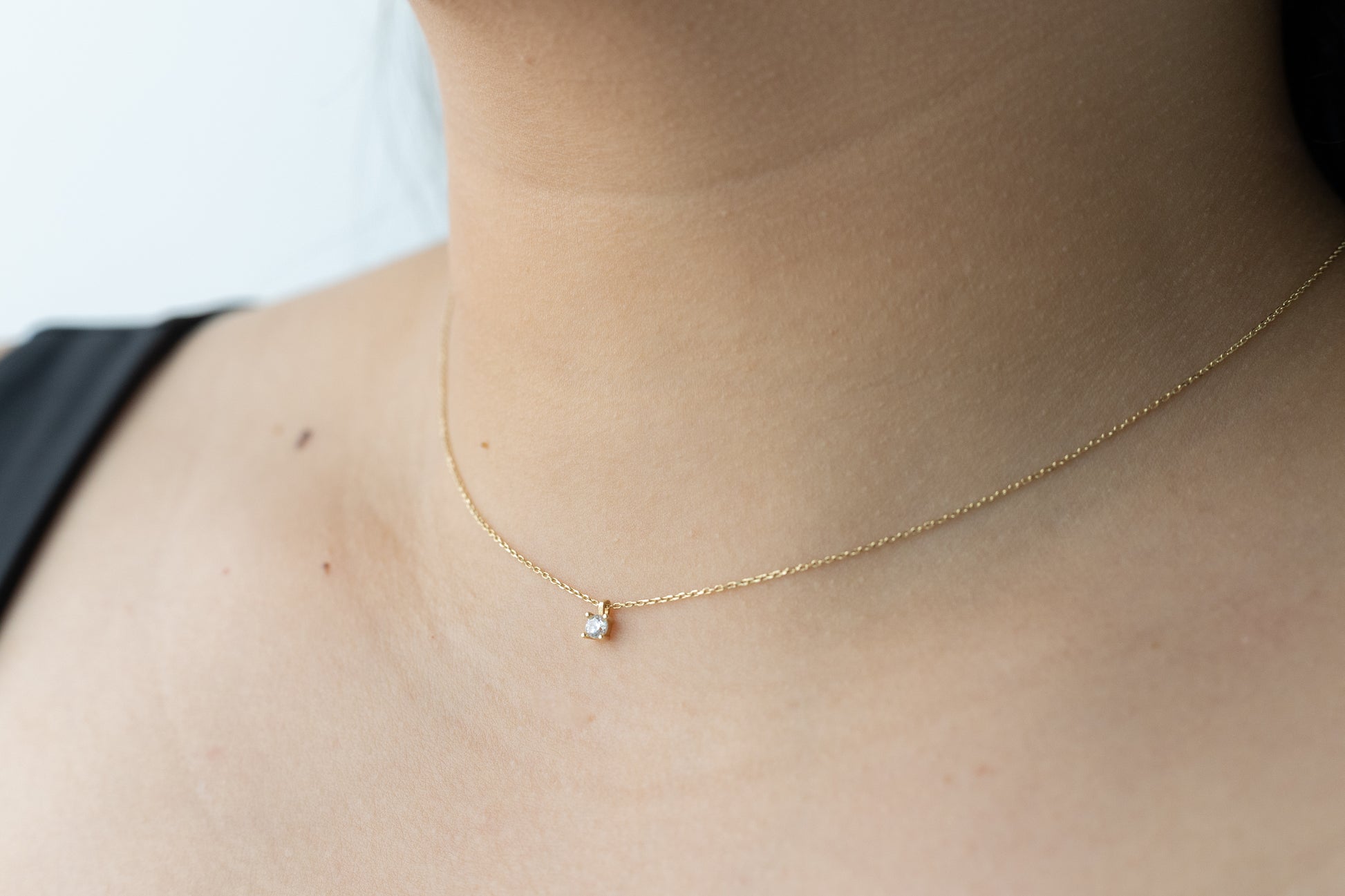 Point Choker 14k 45cm