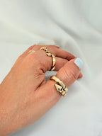 Anillo Bv adjustable 18k