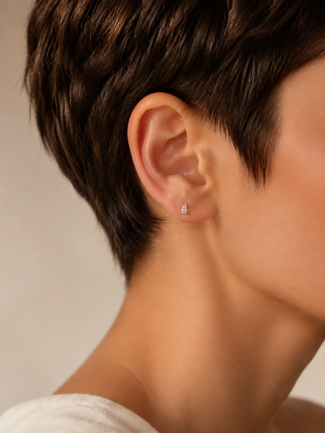 Amore Studs 14k
