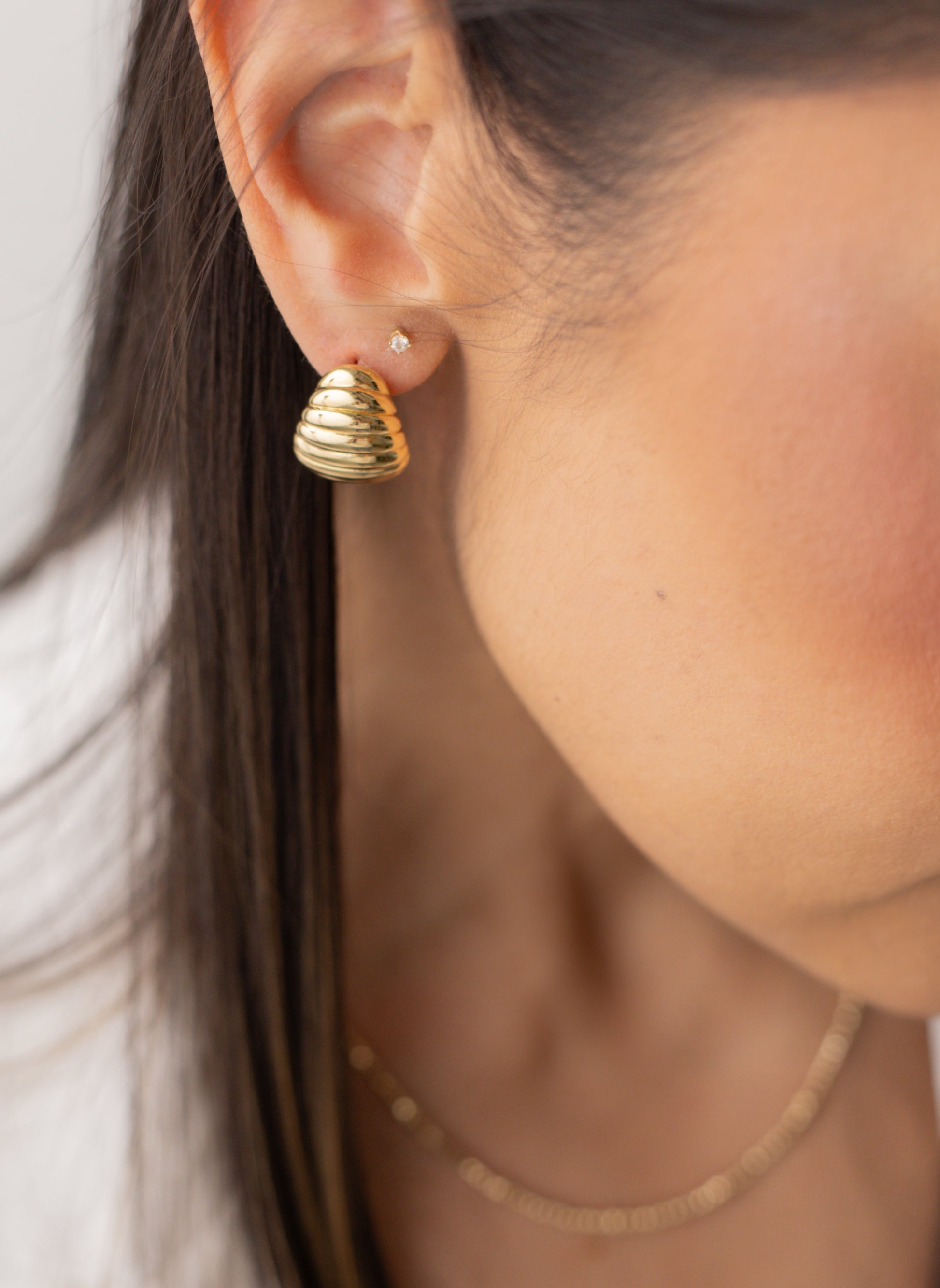 Shell Earrings 14K