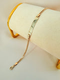 Cuban link Bracelet 14k 17cm