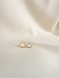 Flor Naca Studs 14k