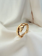 Anillo Bv adjustable 18k