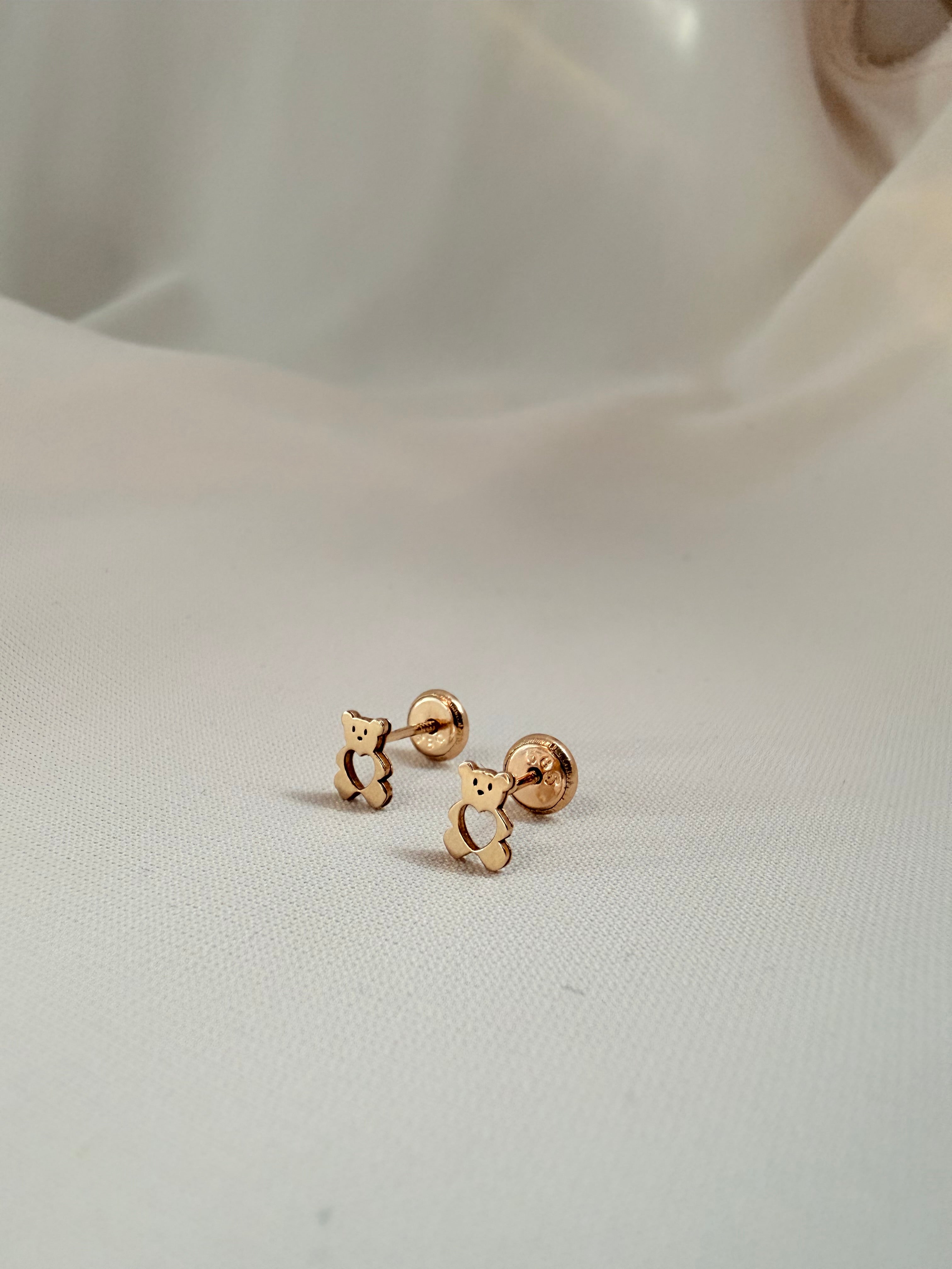 Ositos Studs 14k