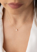 Choker Triangle Adjustable 46cm 14k