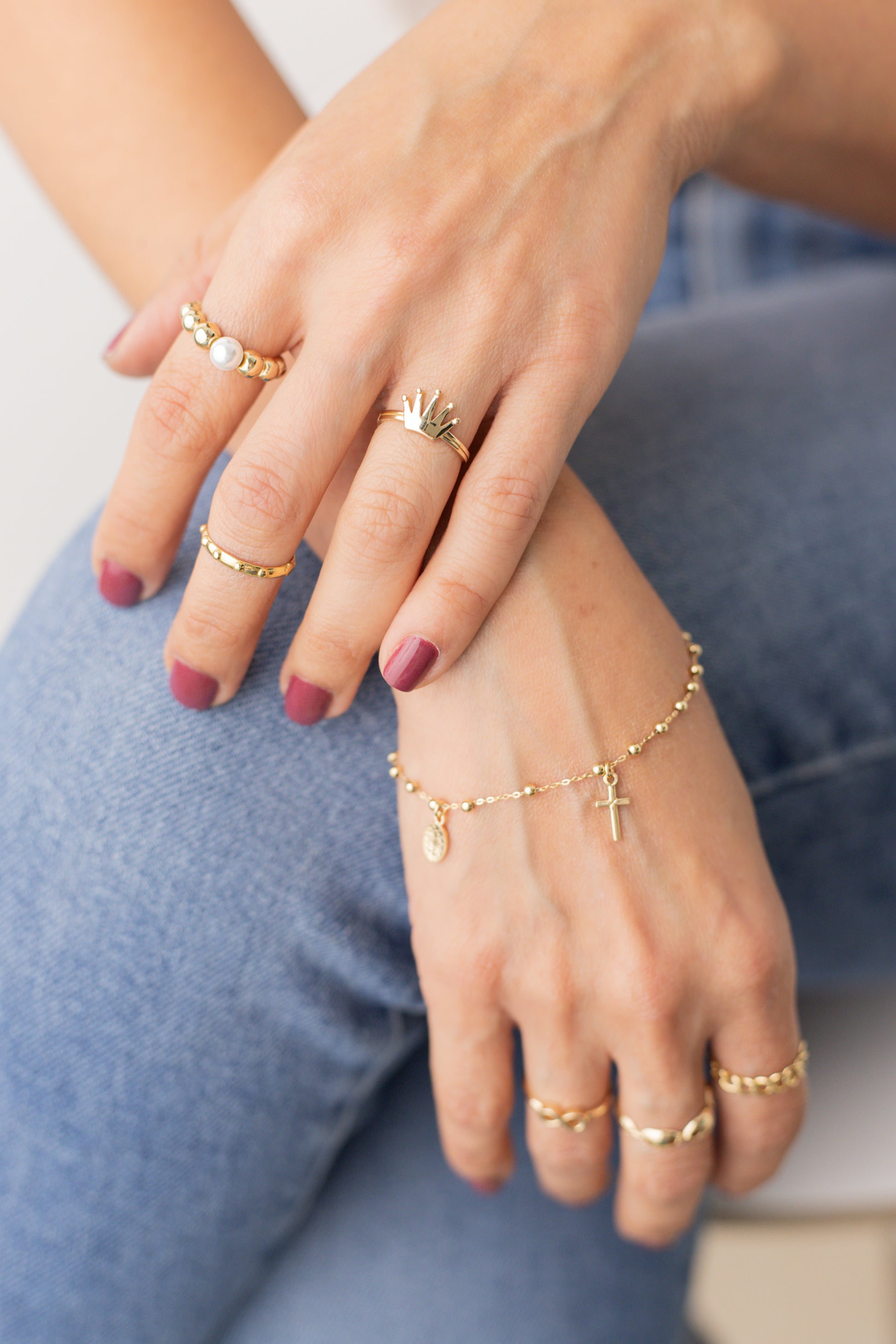 Crown Ring 14k 5 Size