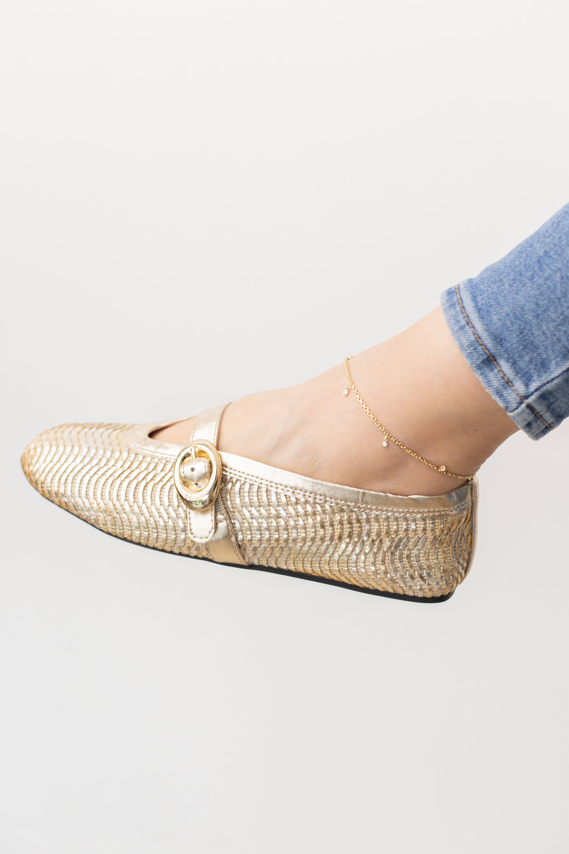 Glam Anklet 14k