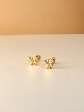 Mariposas con Zircones 14k