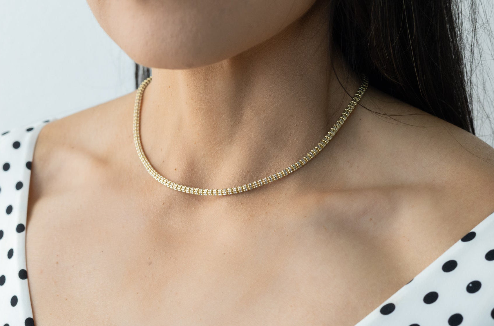 Ice Necklace 14K 40cm