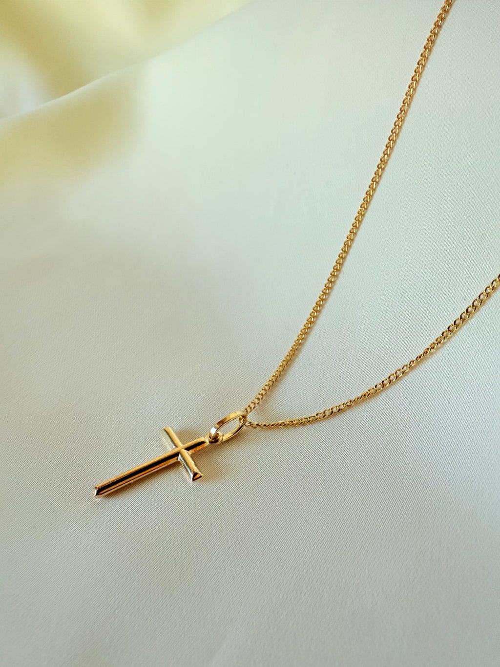 Necklace Classic Cross 18k 45cm