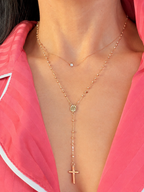Rosario Adiamantado 14k