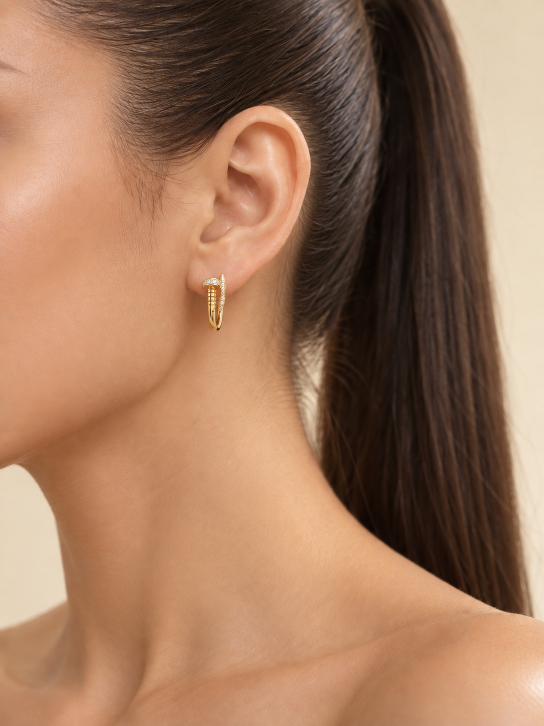 Hoops Clavos 14k