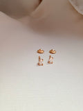 Amore Studs 14k