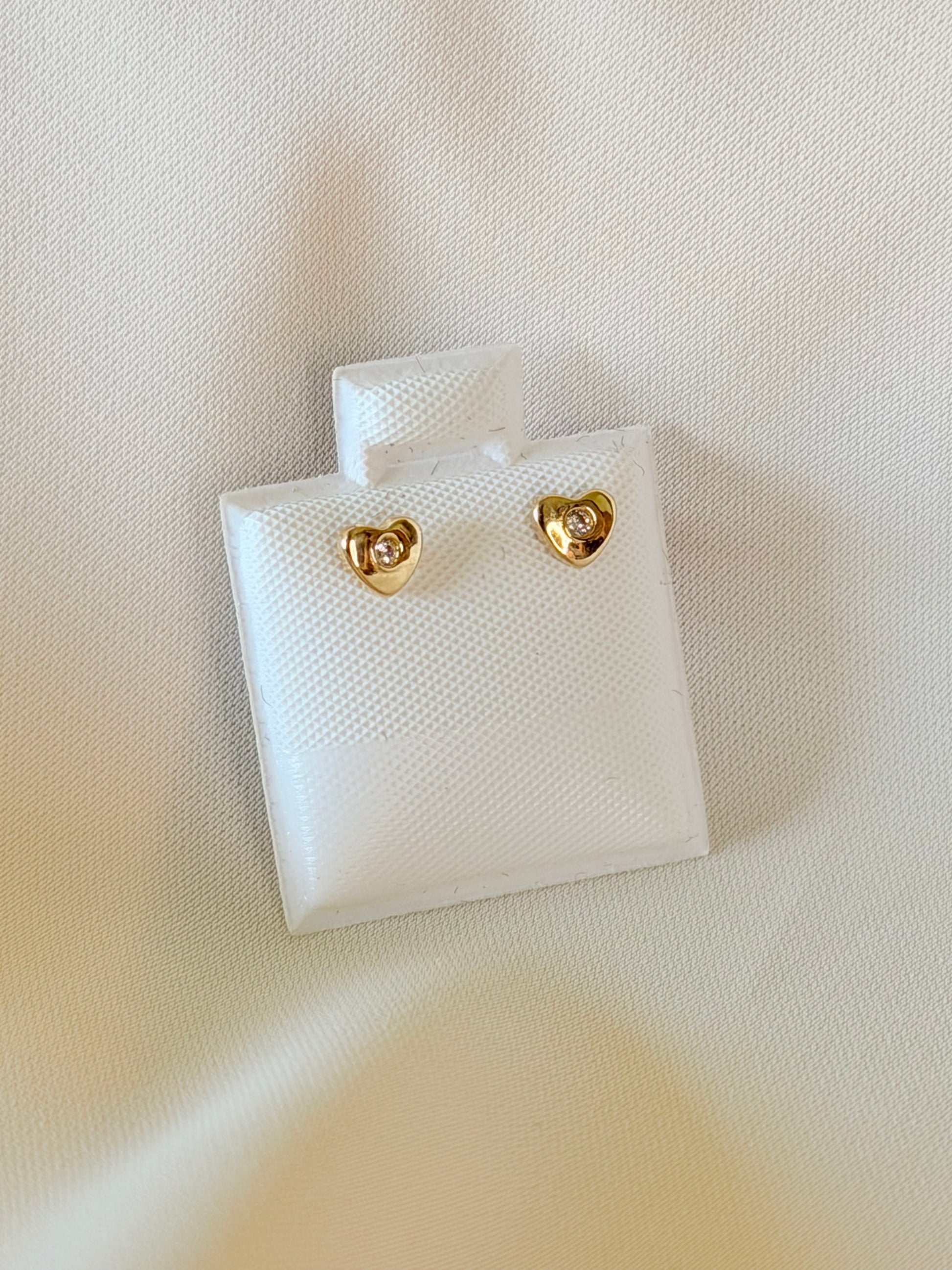 Heart Zircon 14k