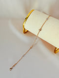 Tobillera Chic 14k adjustable 27cm