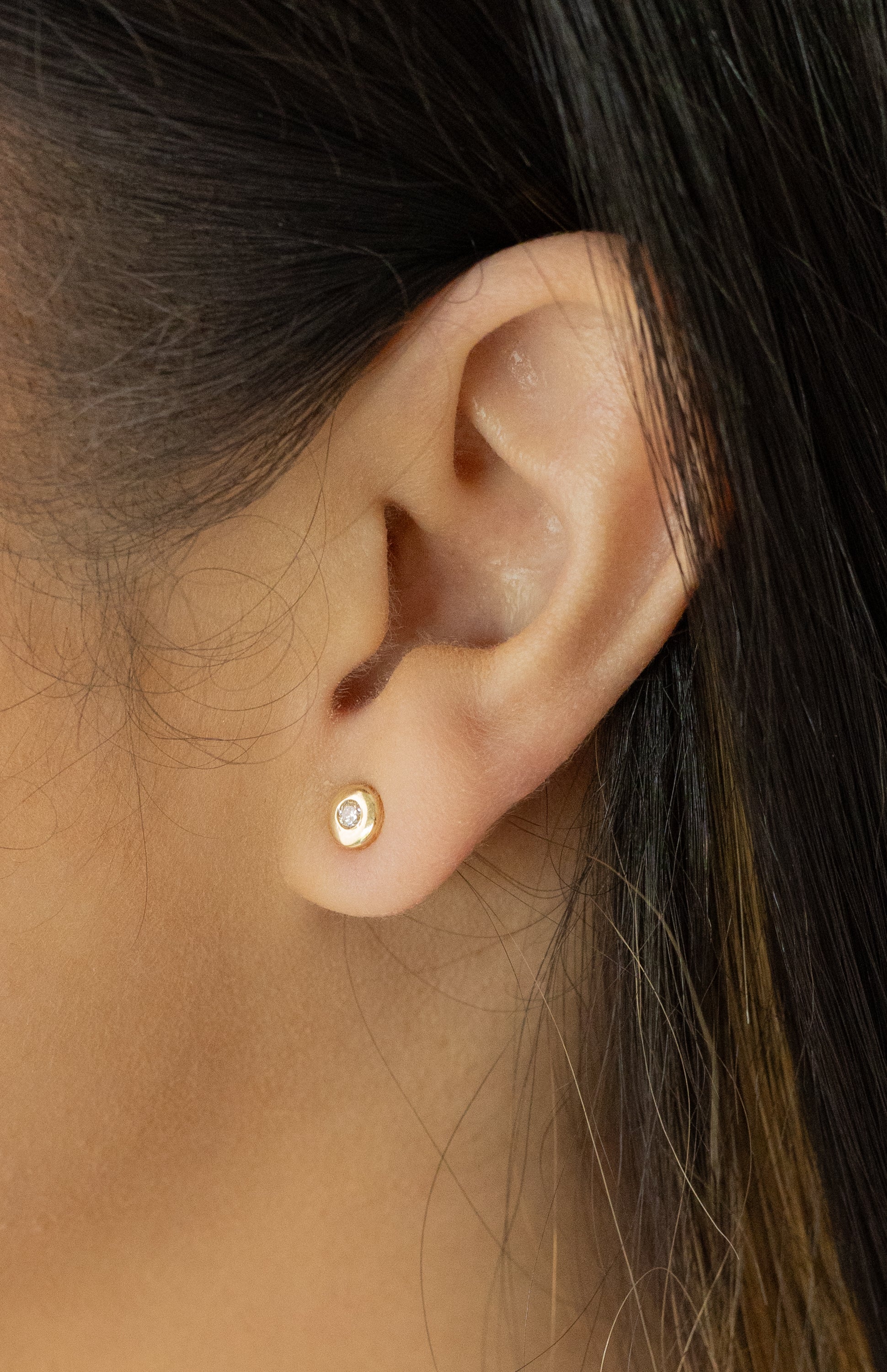 Studs Oro & Diamante Natural