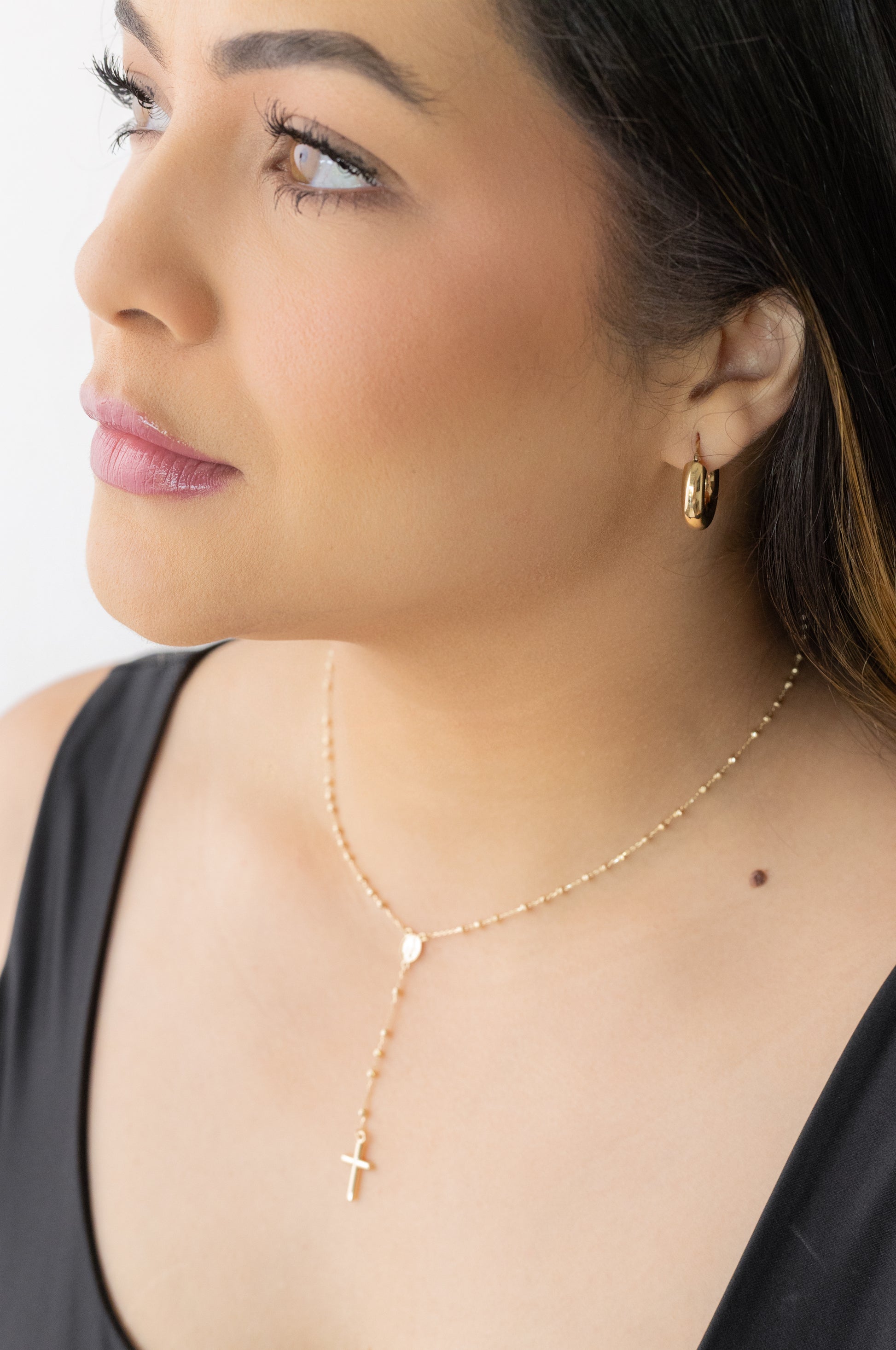 Rosario Adiamantado 14k