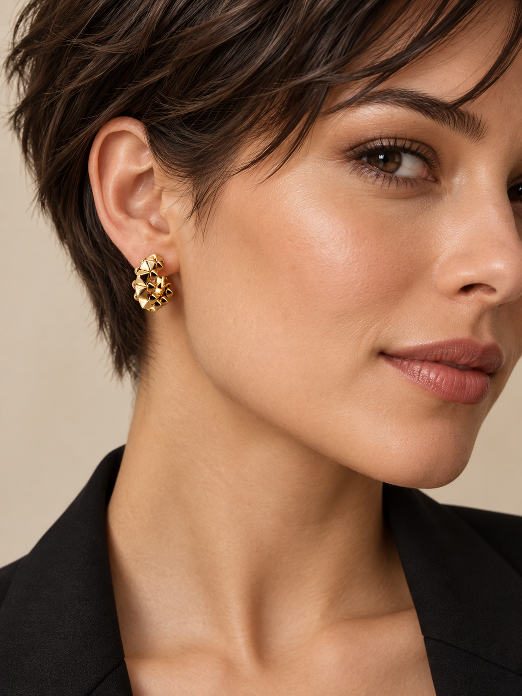 Aretes Cleo 18k
