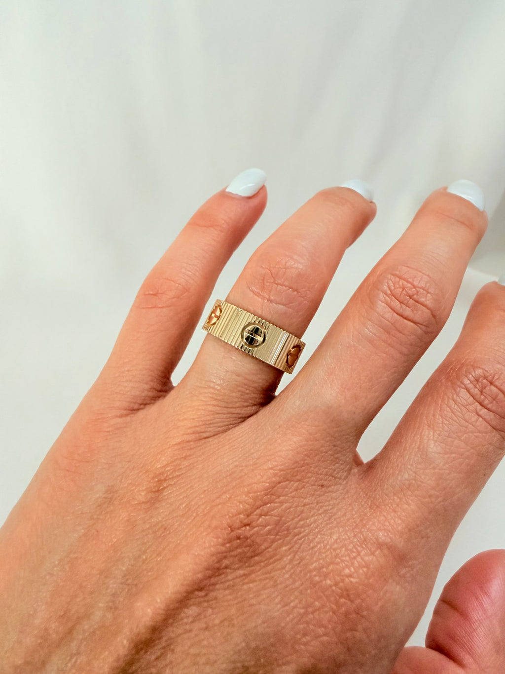 Anillo Trendy talla 6 18k