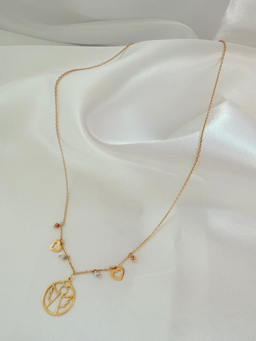 Angel Necklace 45cm Adjustable 14k