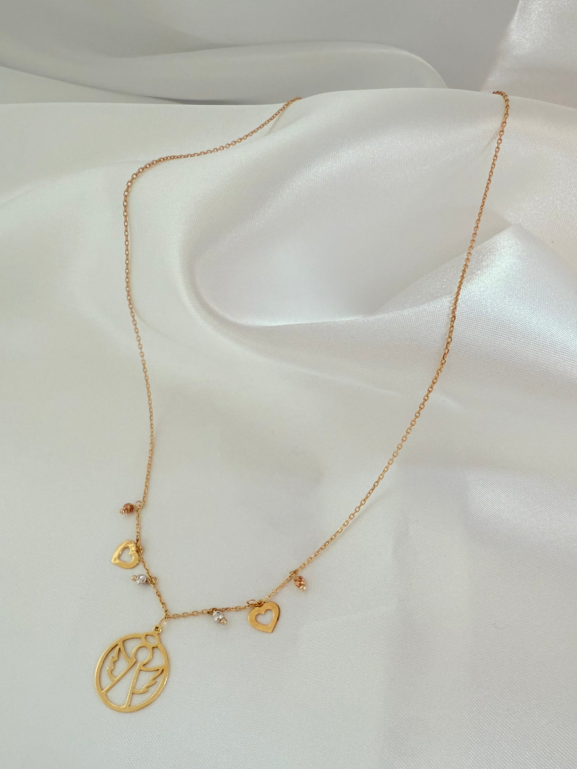 Angel Necklace 45cm Adjustable 14k