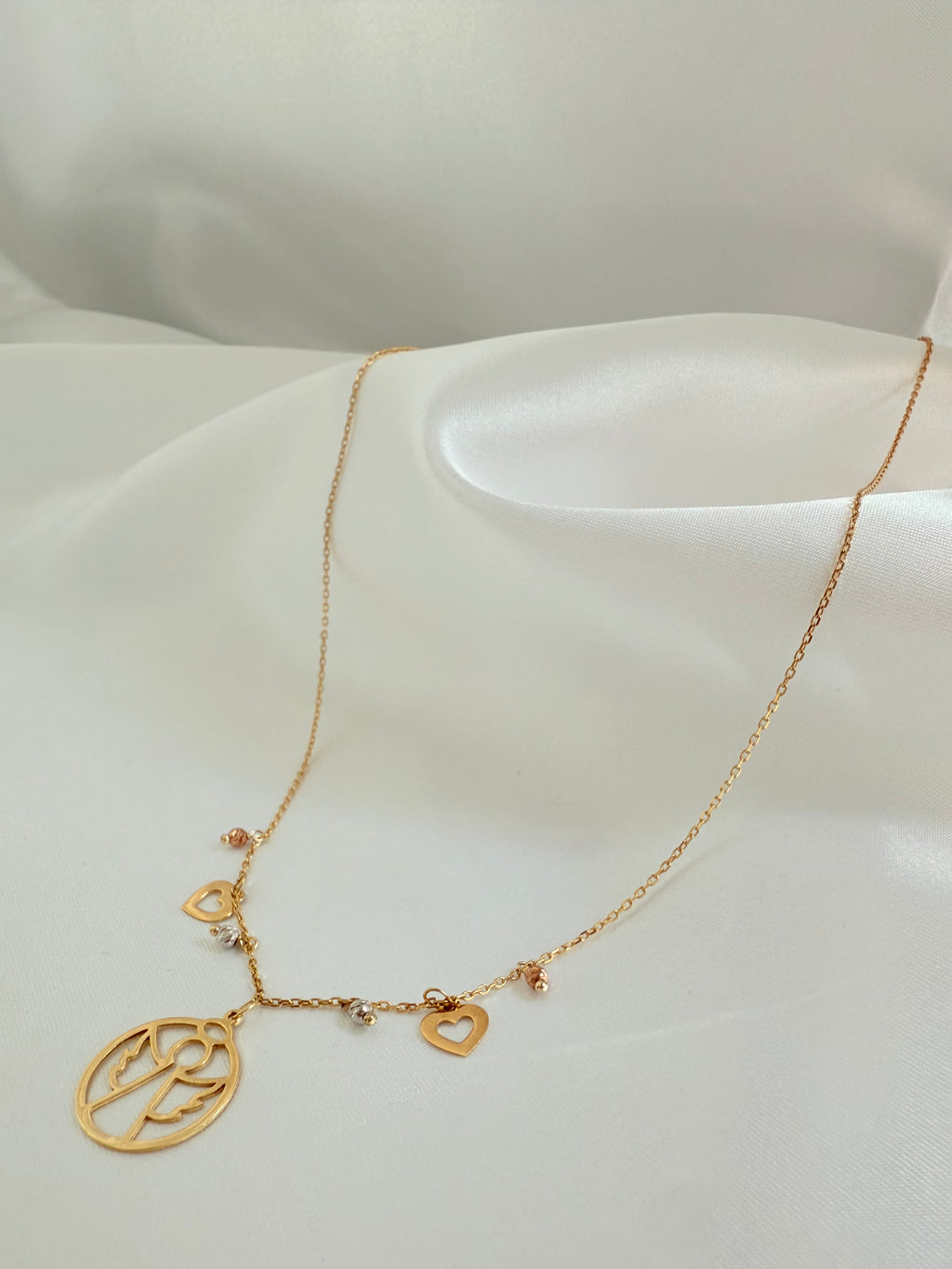 Angel Necklace 45cm Adjustable 14k