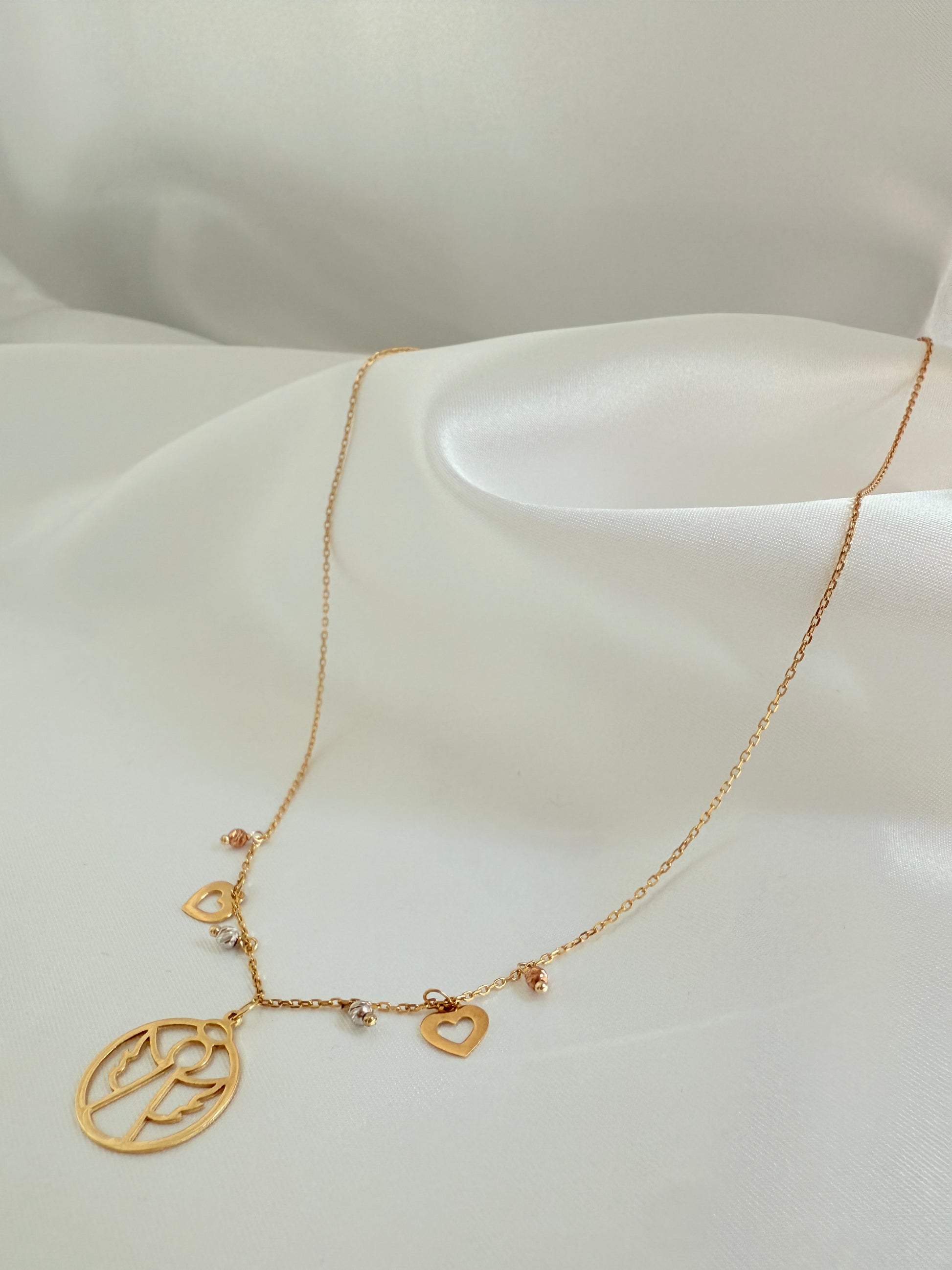 Angel Necklace 45cm Adjustable 14k