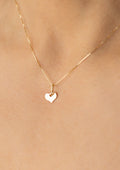 Helen Heart Necklace 18k 40cm