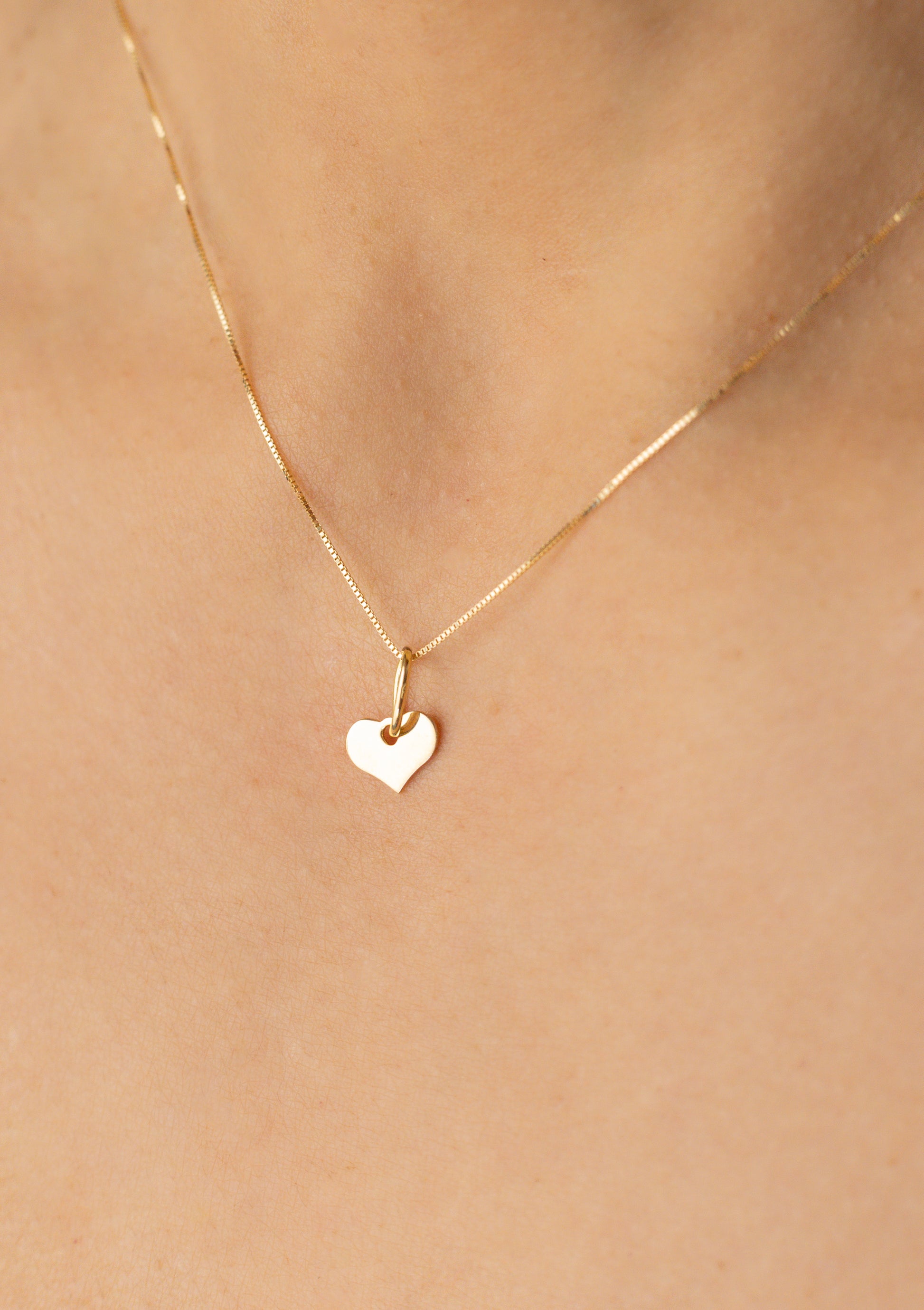 Helen Heart Necklace 18k 40cm