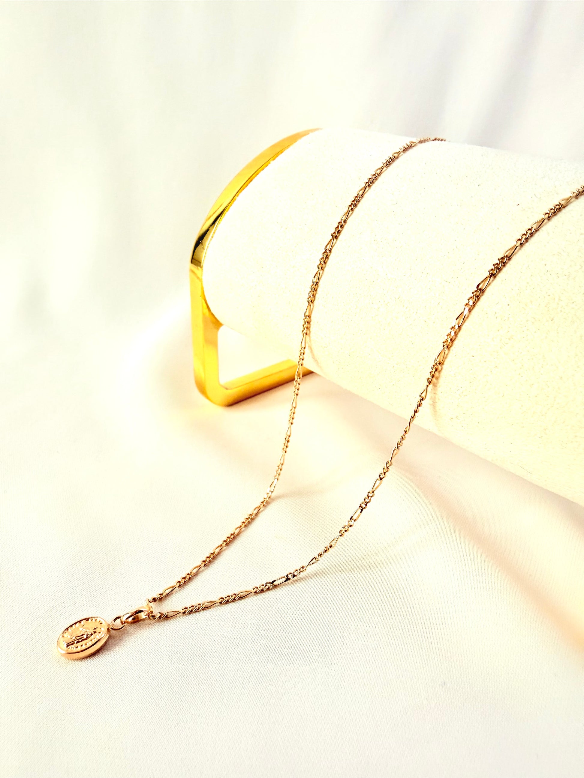 Glam Necklace 45cm & Virgin 18K