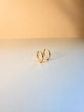 Argollas Clasicas Pequenas 14k 1,5cm Diametro