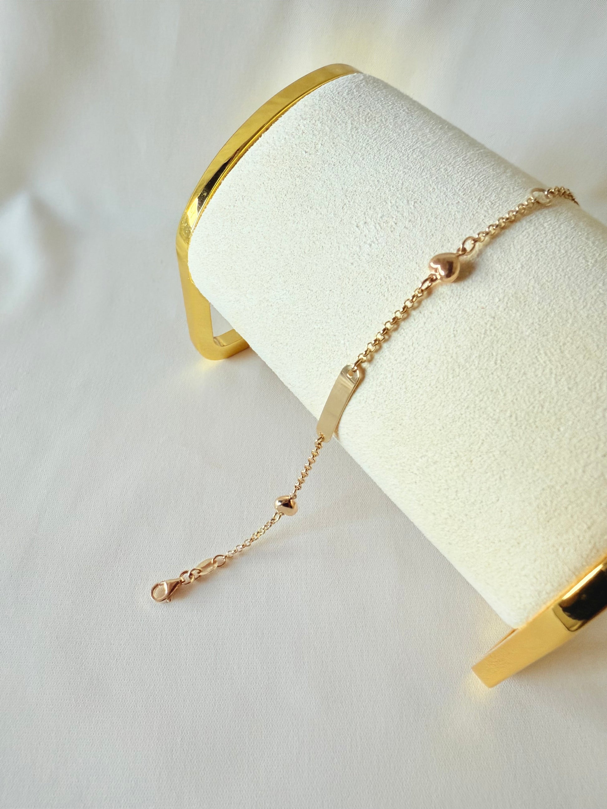 Baby Heart Bracelet 14k 14cm