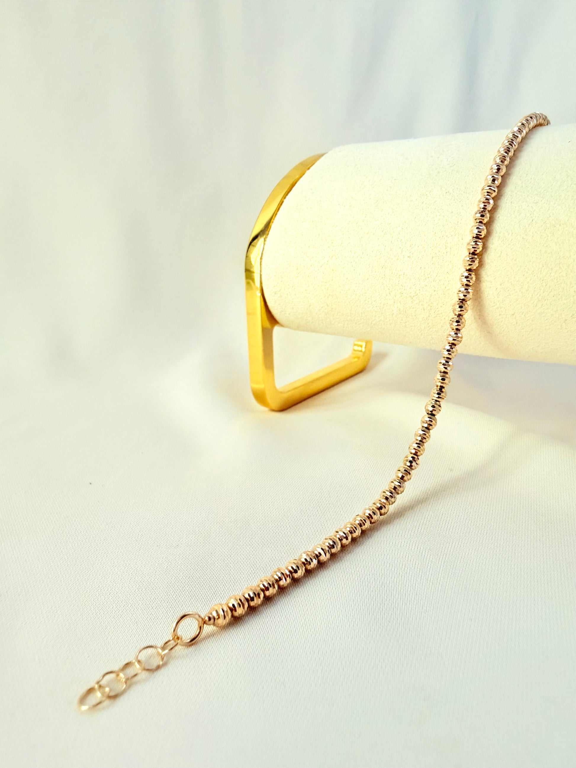 adamant Bracelet 4mm 14k