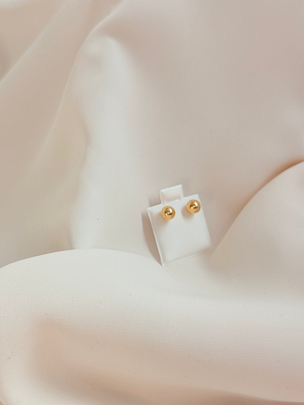 Balin 8mm Earrings 14K