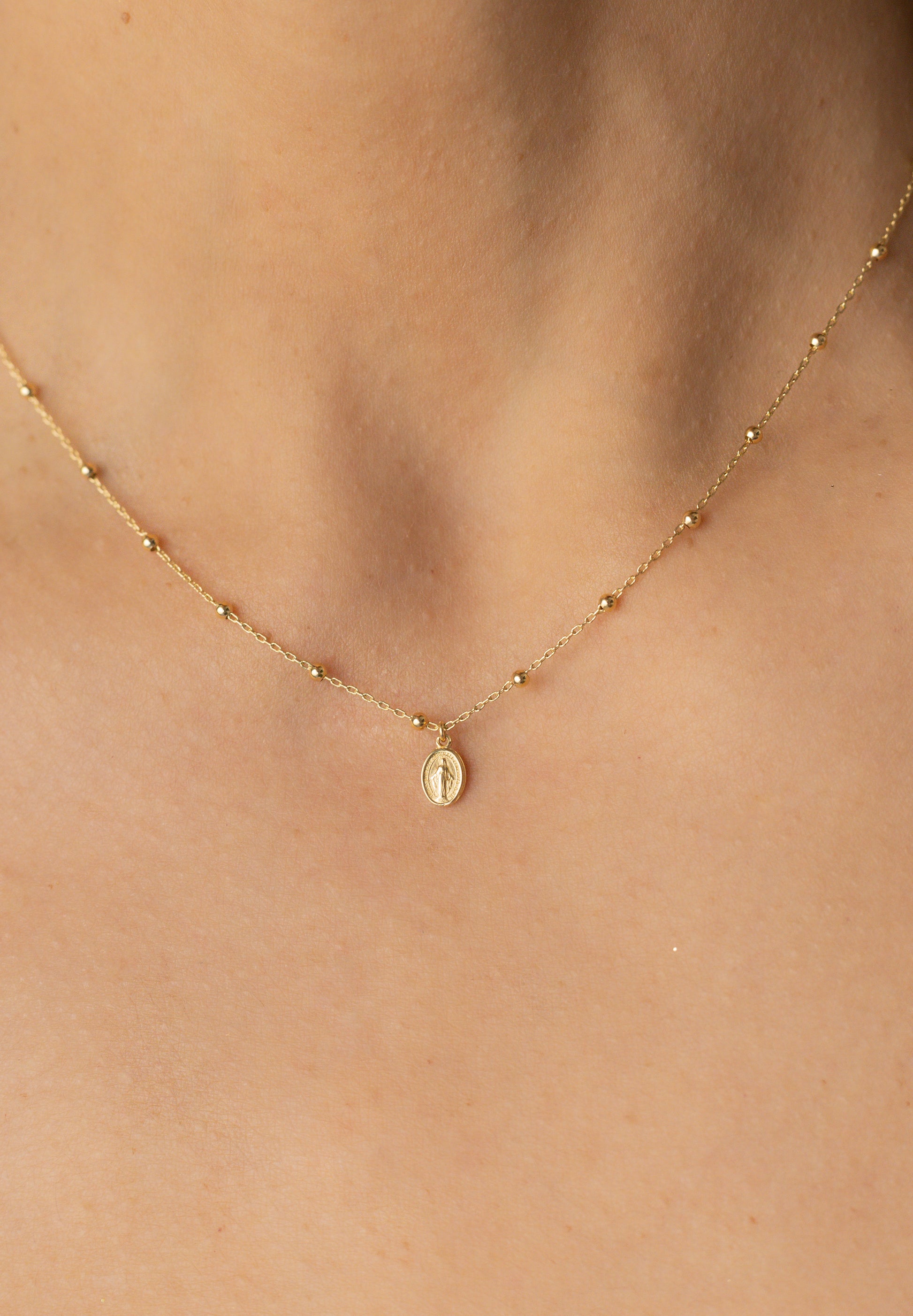 Mini Rosario Necklace 18K