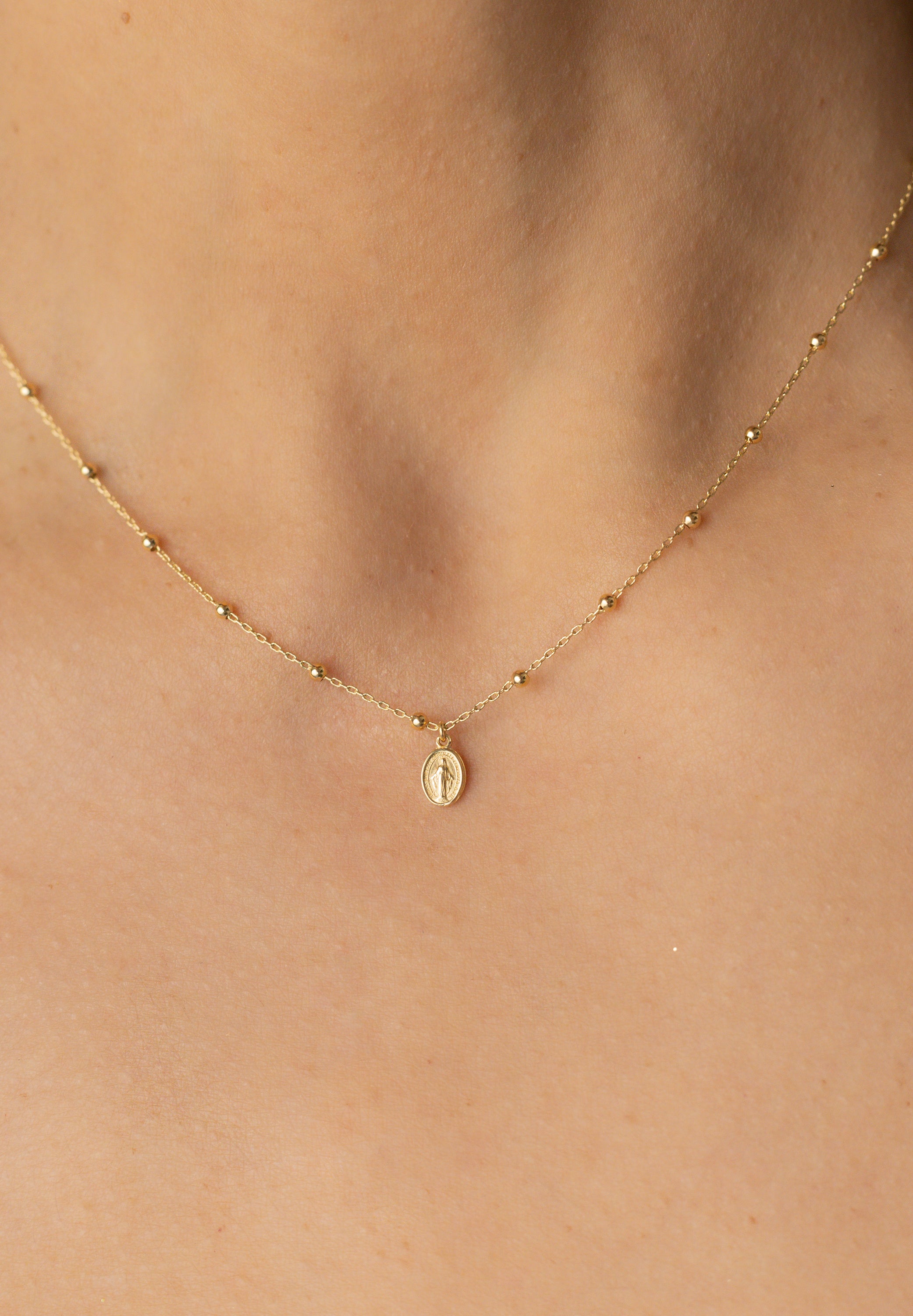 Mini Rosario Necklace 18K
