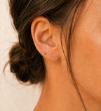 Doble Trebol Balin 14k