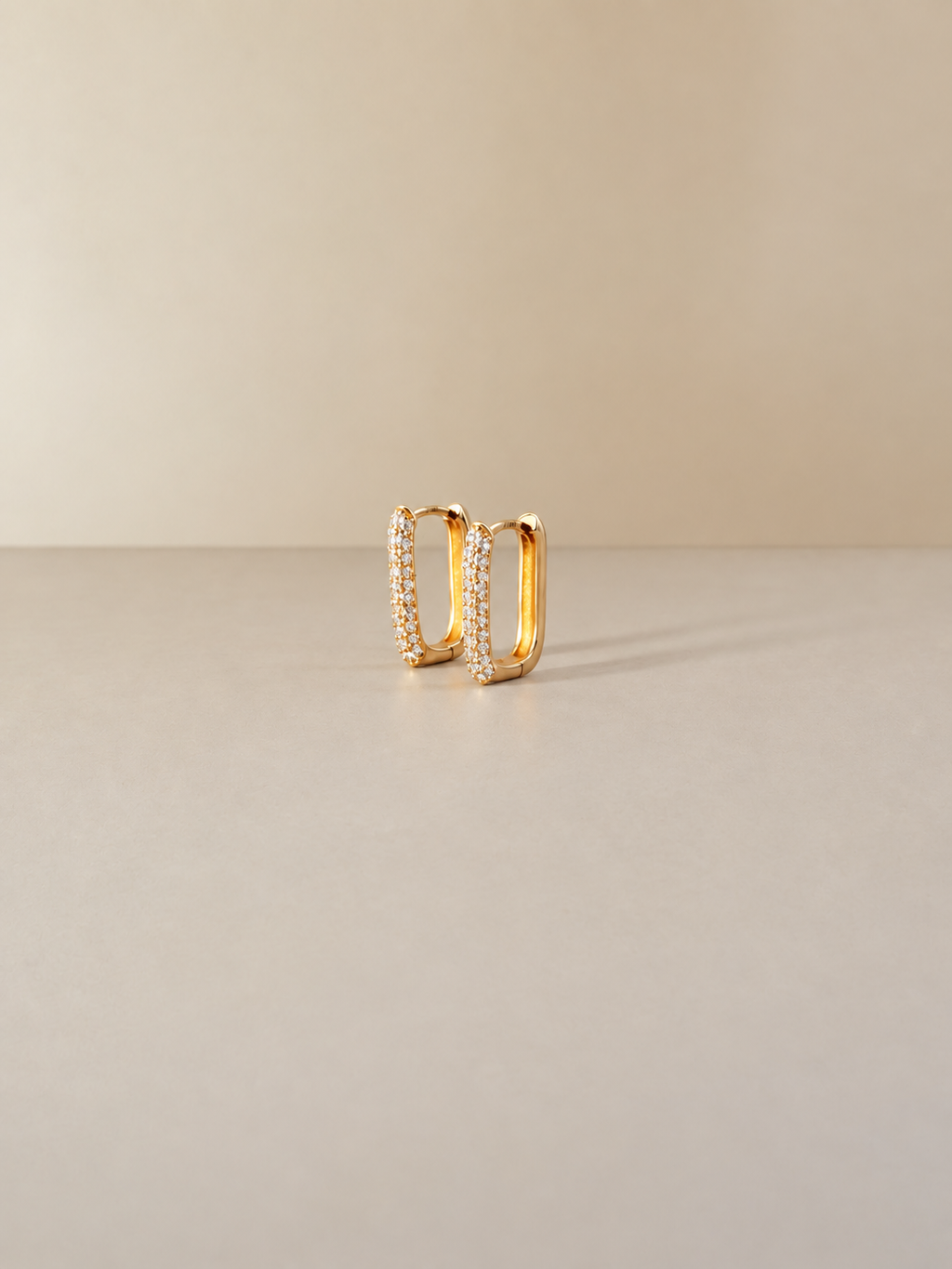 Aretes Dore 18k