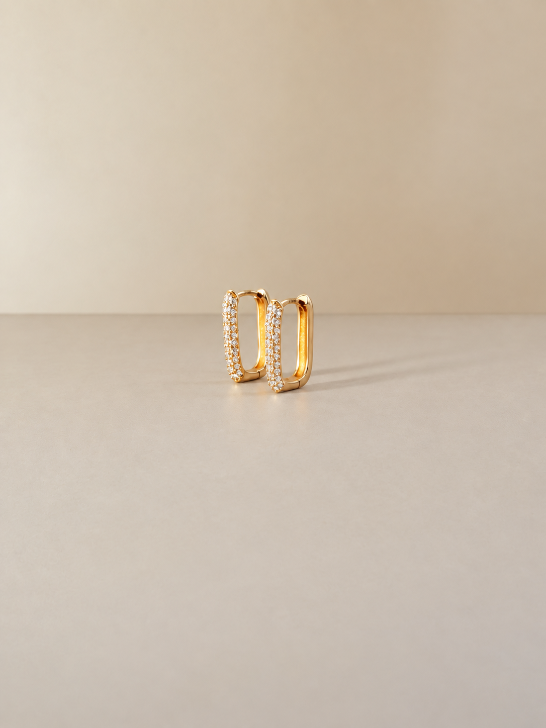 Aretes Dore 18k