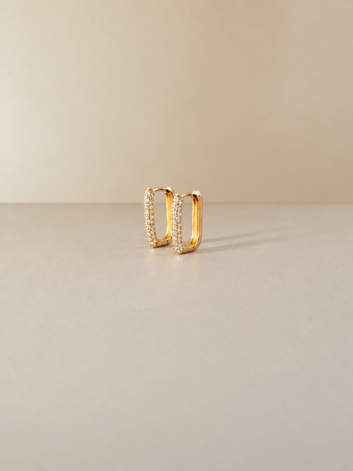 Aretes Dore 18k