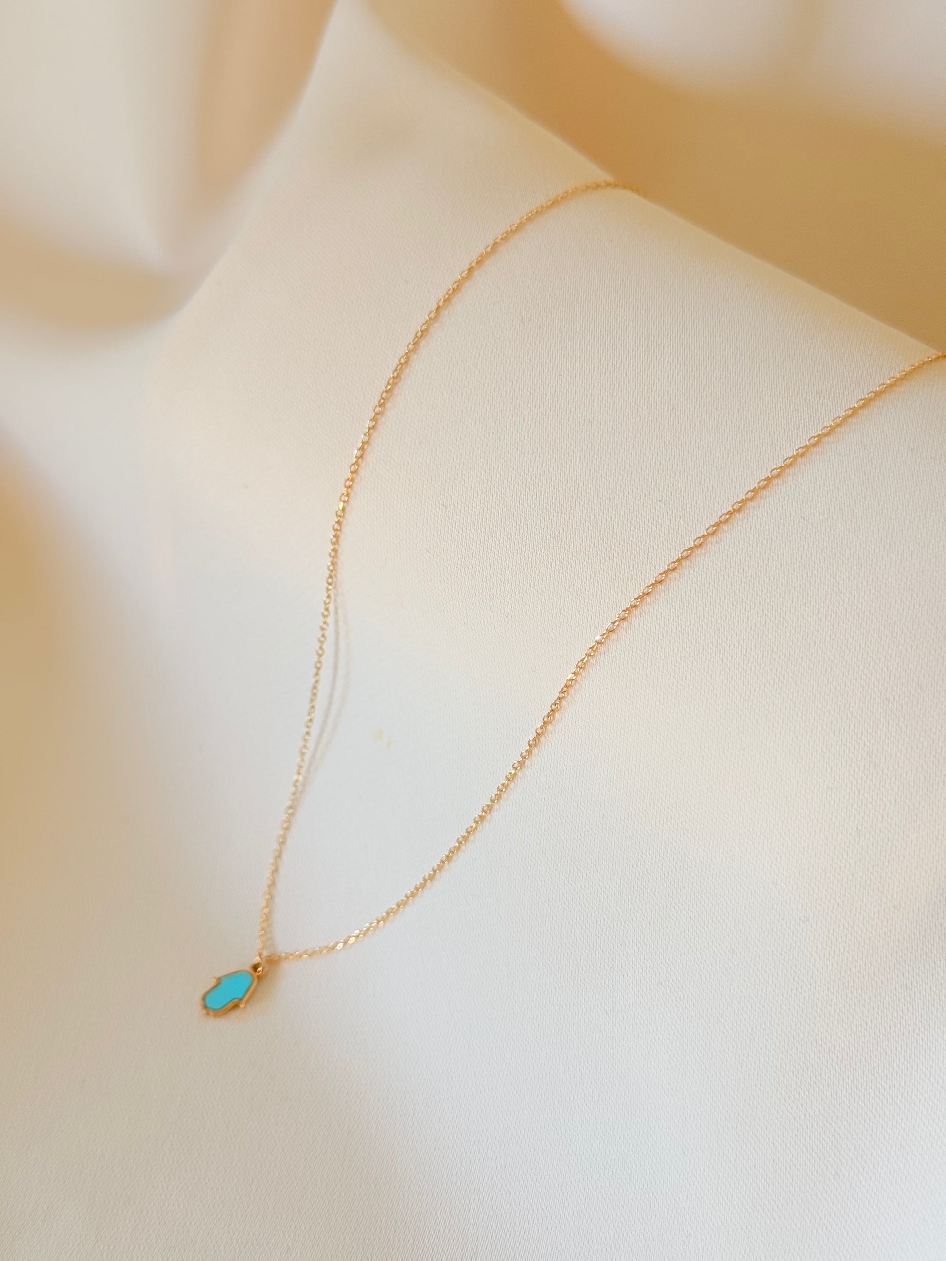 Fatima's Hand Choker  18K