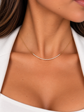 Gargantilla Opalo De Diamantes Naturales 14k 45cm