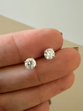 Diamond Lab Stud  14k