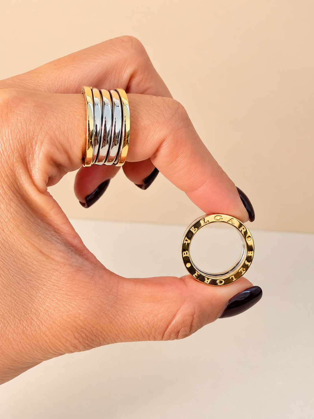 Elite Bicolor Ring 14k 7/2
